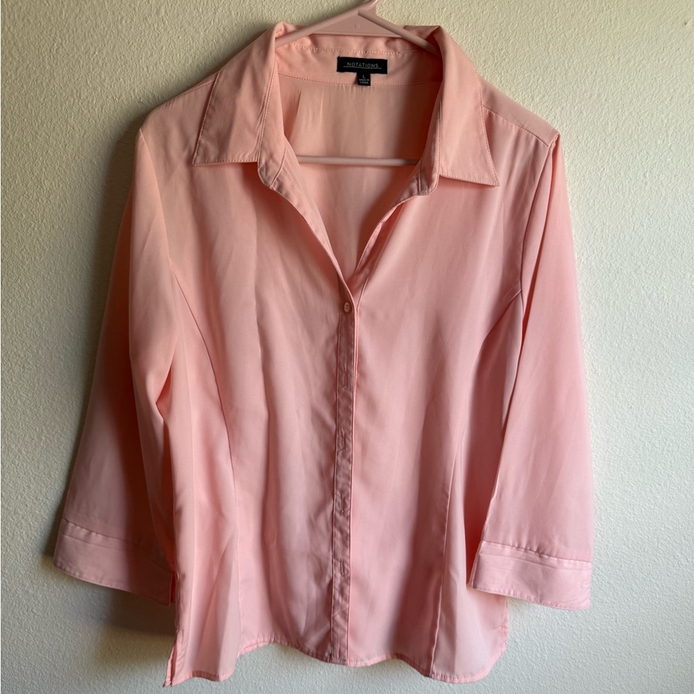 Notations Pink Blouse